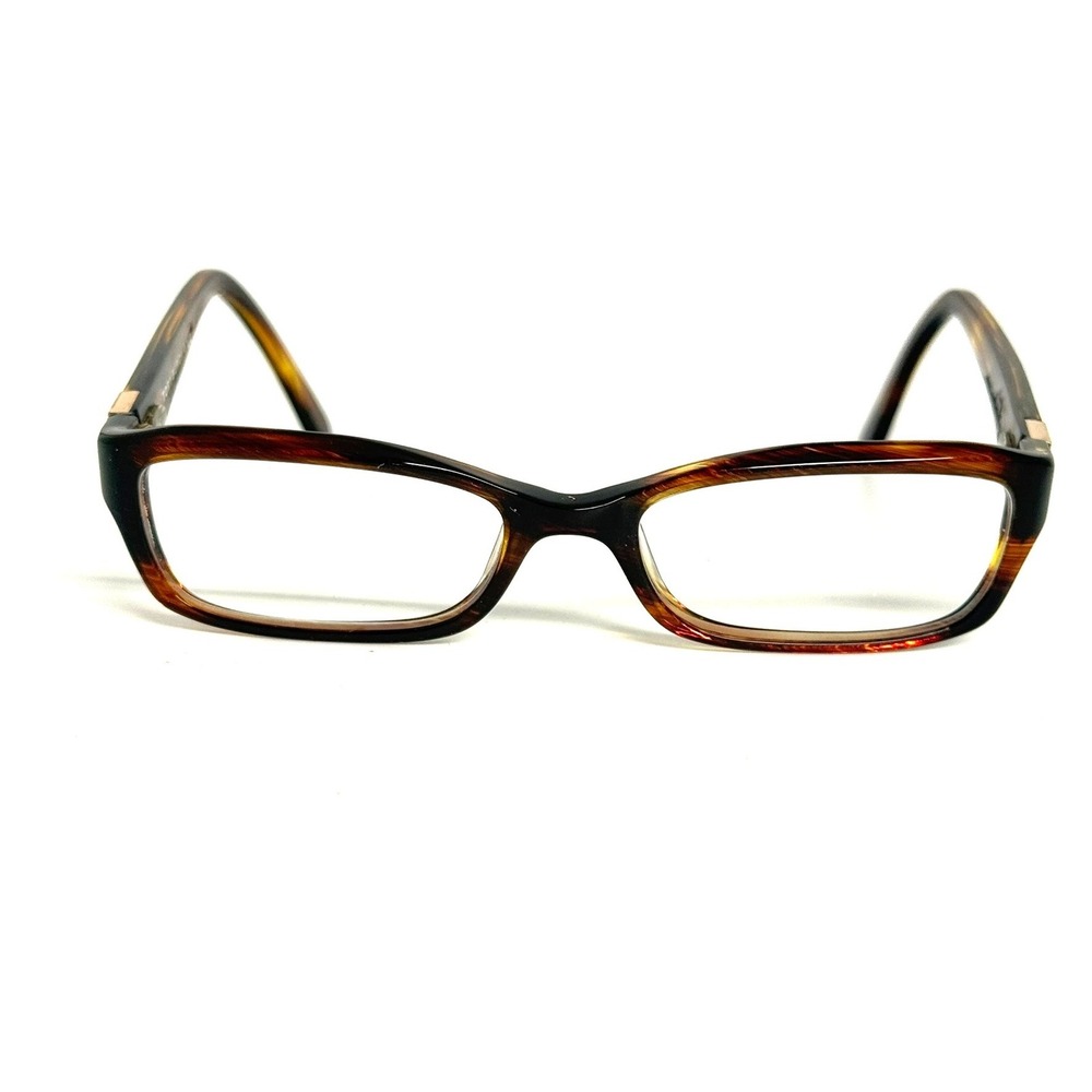 Tory Burch TY2010 Tortoise Shell Rectangular Eyeglasses Frames Gold 49-16-135